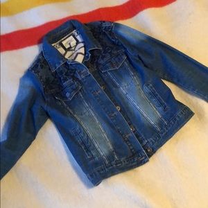 🏇2 for $30 🏇 Embellished Aztec denim jacket